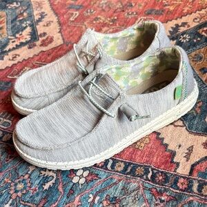 Hey Dude Gray Slip-On Shoes